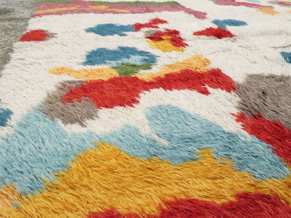 Contemporary Turkish Tulu Room Size Carpet, No.28273 - Gsblank