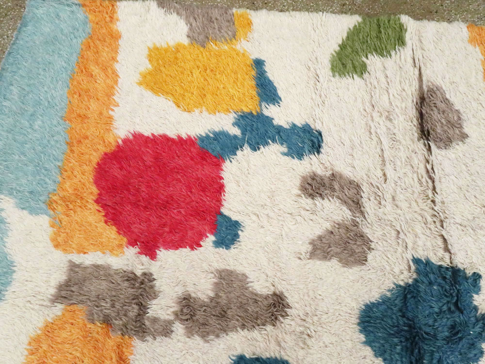 Contemporary Turkish Tulu Room Size Carpet, No.28273 - Gsblank