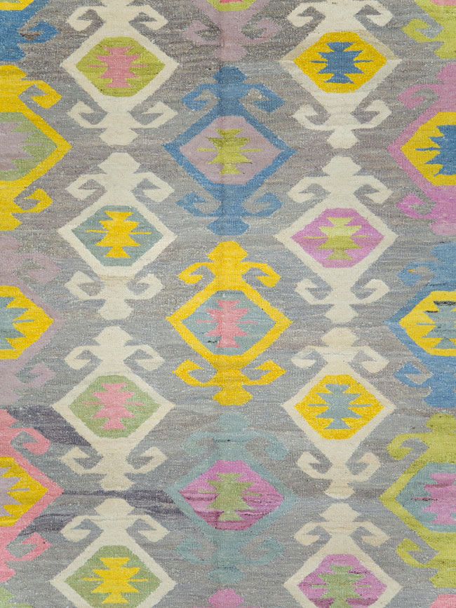 Modern Turkish Flatweave, No.28276 - Gsblank