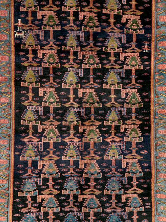 Antique Kurd Bidjar Gallery Carpet, No.28279 - Gsblank
