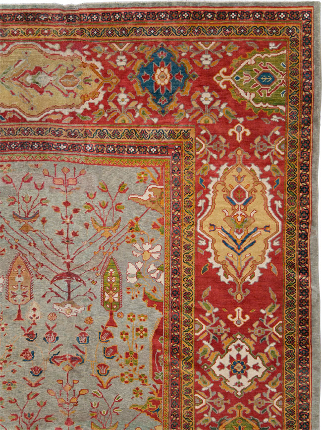 Antique Persian Mahal Carpet, No.28281 - Gsblank