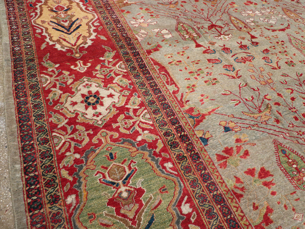 Antique Persian Mahal Carpet, No.28281 - Gsblank