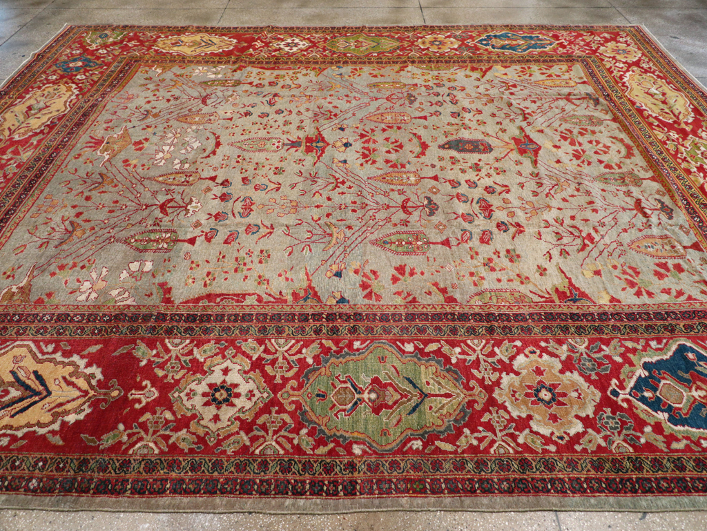 Antique Persian Mahal Carpet, No.28281 - Gsblank