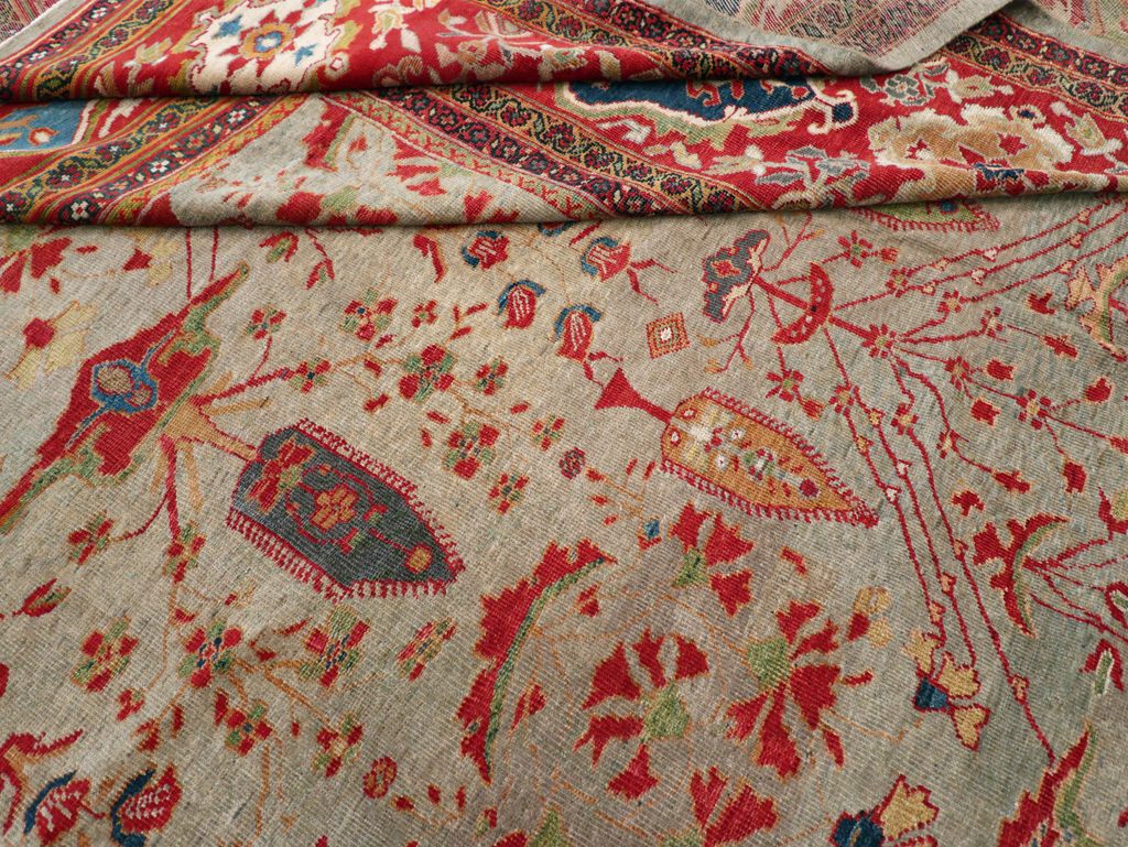 Antique Persian Mahal Carpet, No.28281 - Gsblank