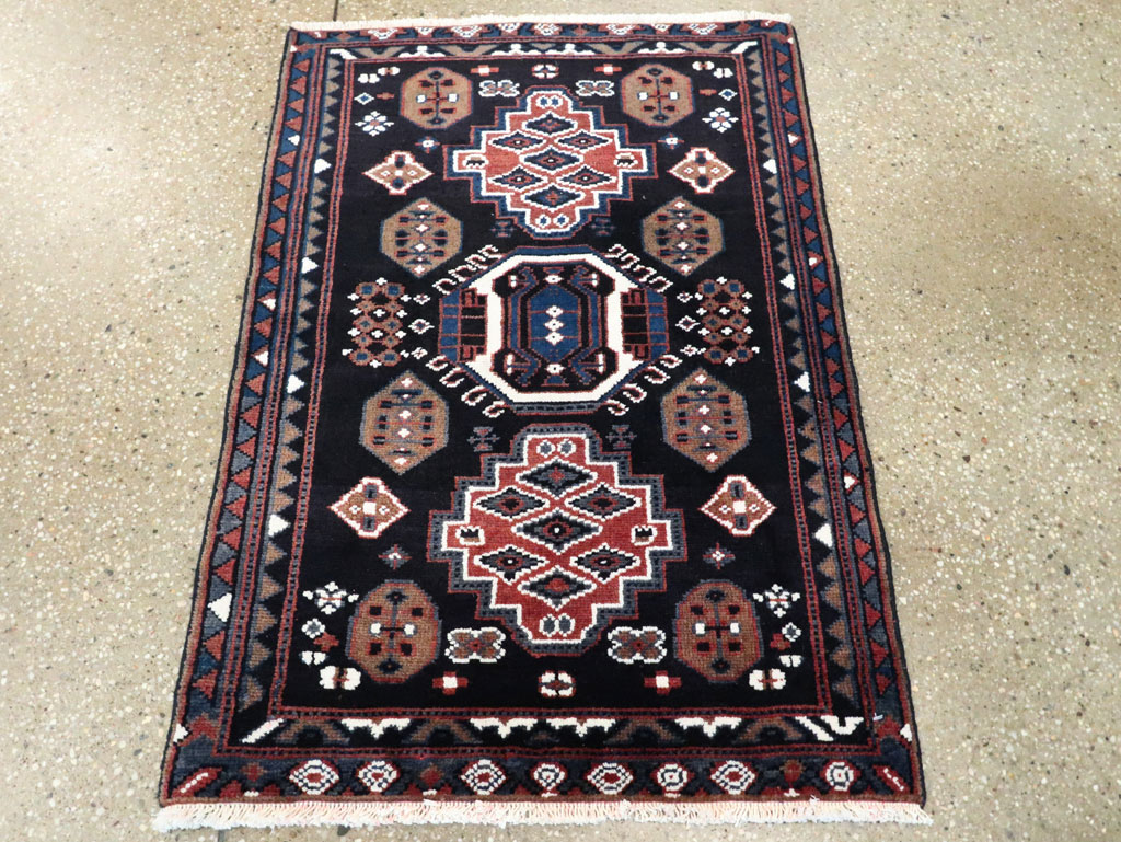 Vintage Persian Malayer Rug, No.28285 - Gsblank