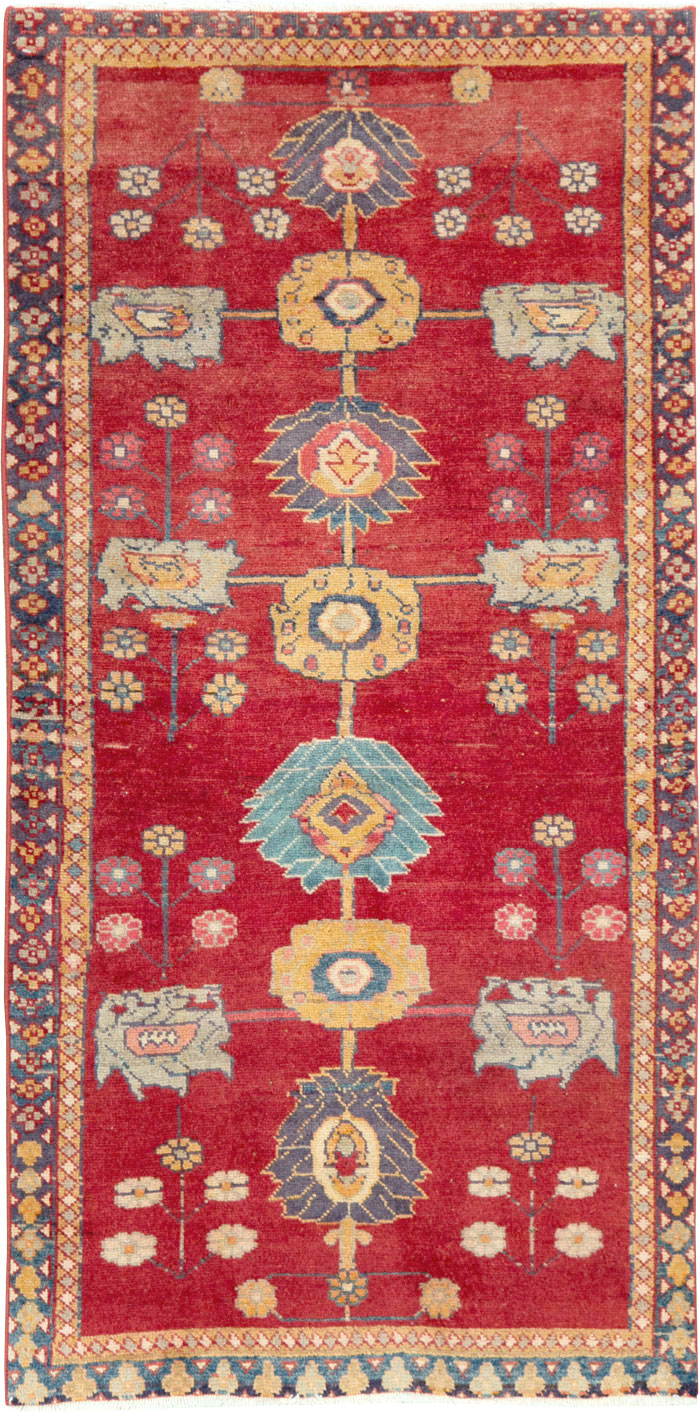 Vintage Persian Mahal Rug, No.28290 - Gsblank