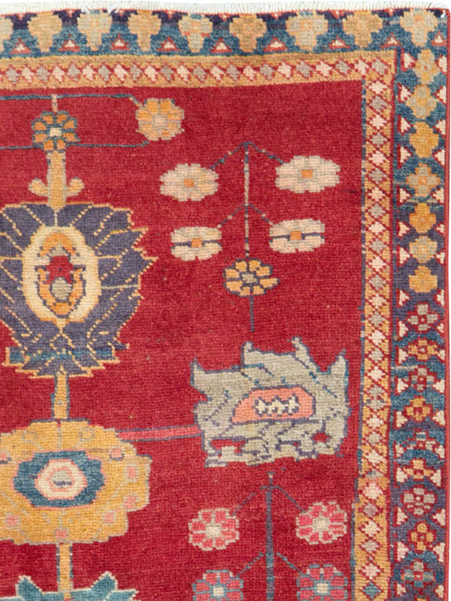 Vintage Persian Mahal Rug, No.28290 - Gsblank