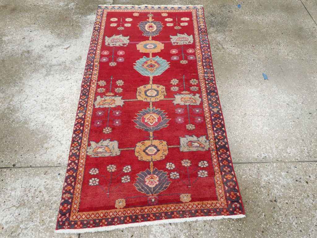 Vintage Persian Mahal Rug, No.28290 - Gsblank