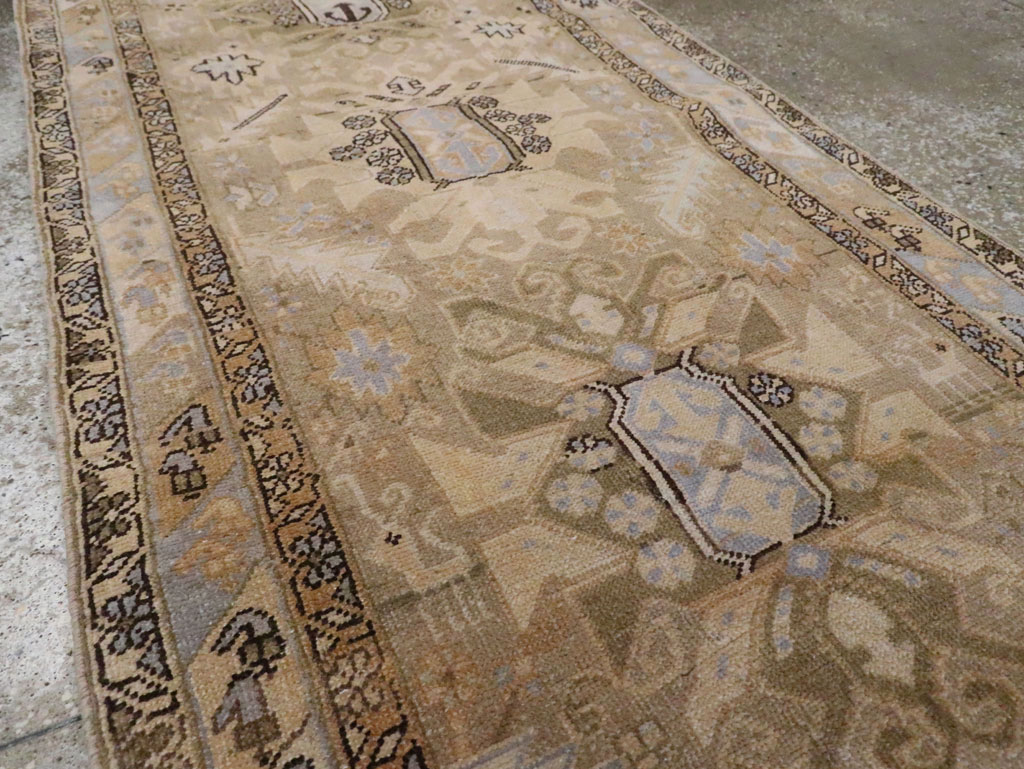 Vintage Persian Heriz Runner (Pair: 1 of 2), No.28293 - Gsblank