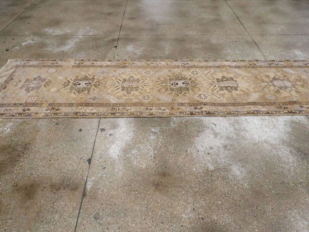 Vintage Persian Heriz Runner (Pair: 1 of 2), No.28293 - Gsblank
