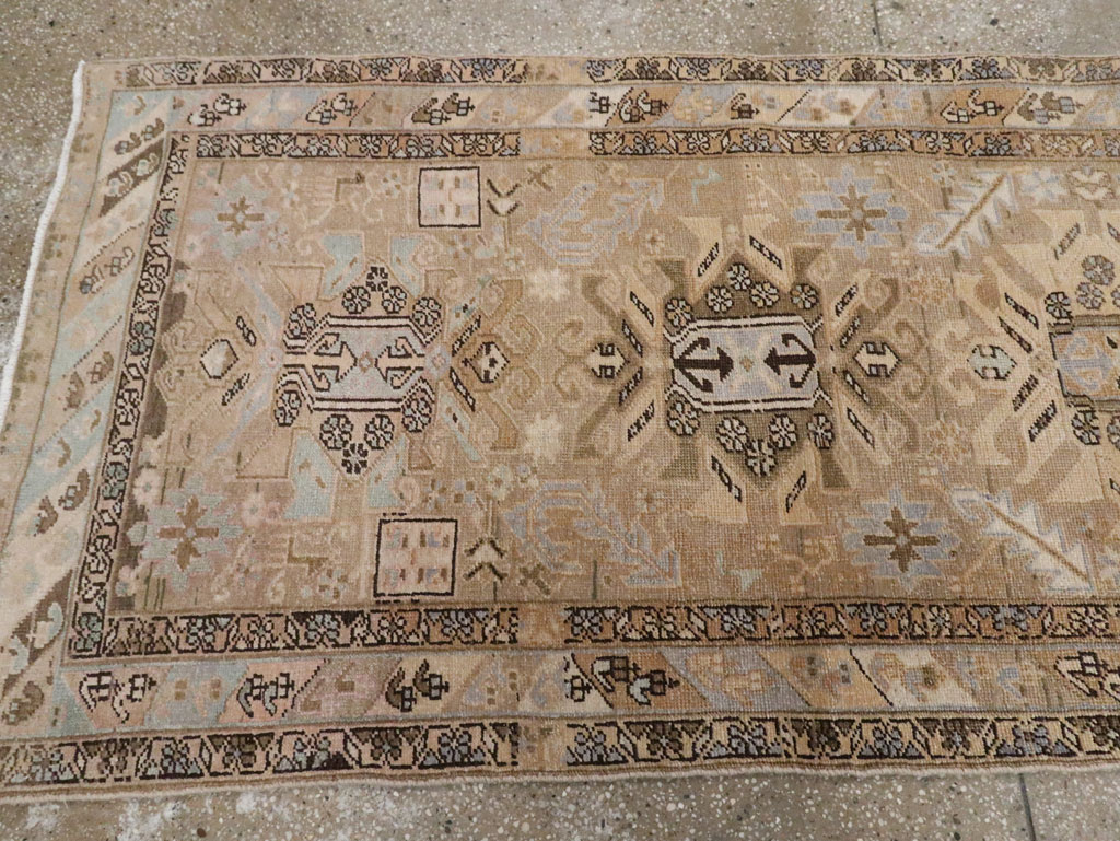 Vintage Persian Heriz Runner (Pair: 1 of 2), No.28293 - Gsblank