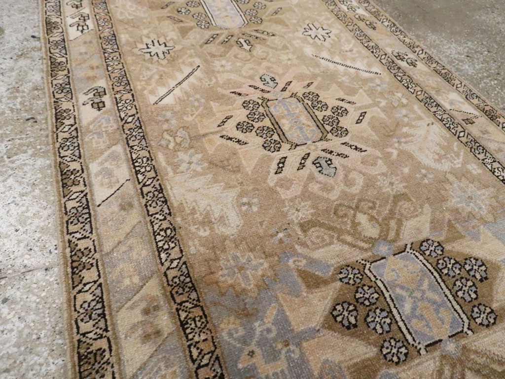 Vintage Persian Heriz Runner (Pair: 2 of 2), No.28294 - Gsblank