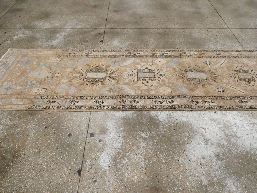 Vintage Persian Heriz Runner (Pair: 2 of 2), No.28294 - Gsblank