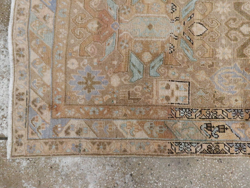 Vintage Persian Heriz Runner (Pair: 2 of 2), No.28294 - Gsblank