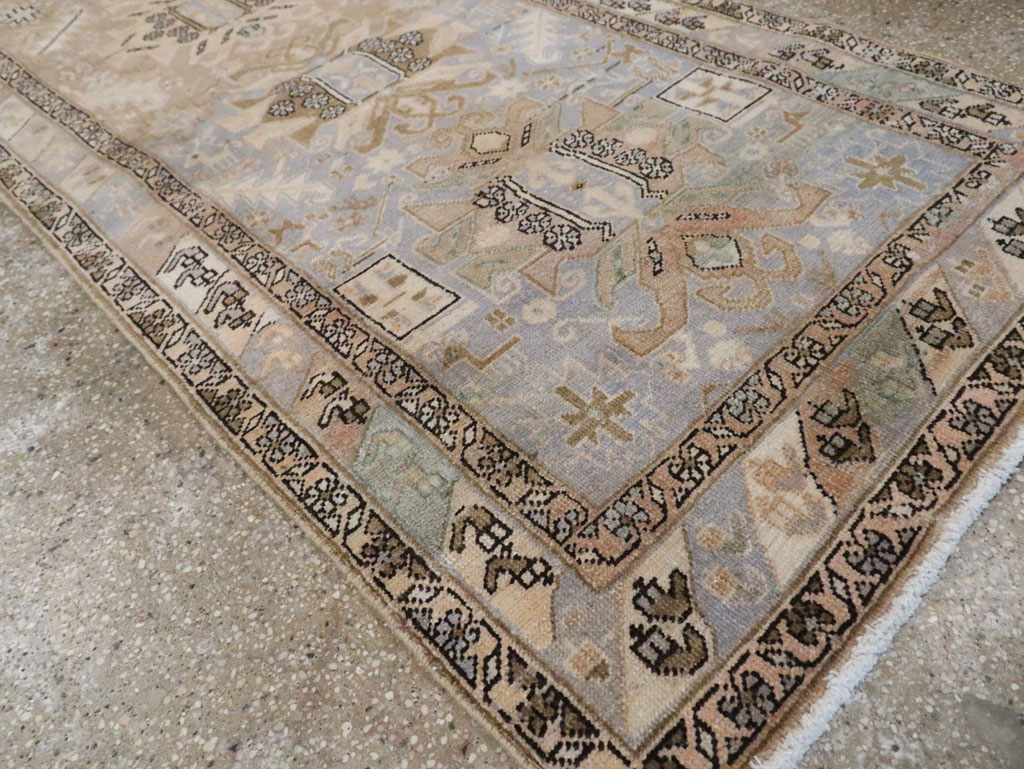 Vintage Persian Heriz Runner (Pair: 2 of 2), No.28294 - Gsblank