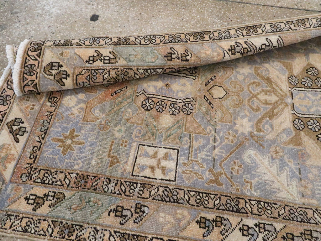 Vintage Persian Heriz Runner (Pair: 2 of 2), No.28294 - Gsblank