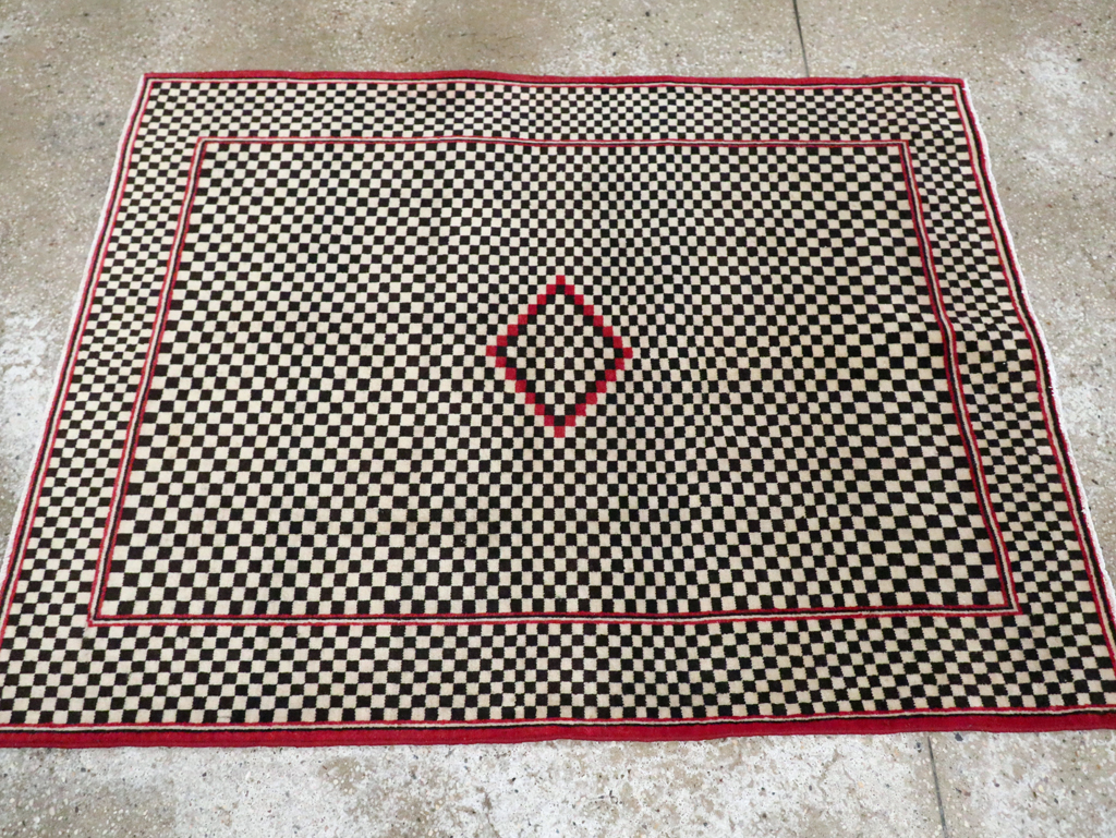 Vintage Persian Afshar Rug, No.28296 - Gsblank