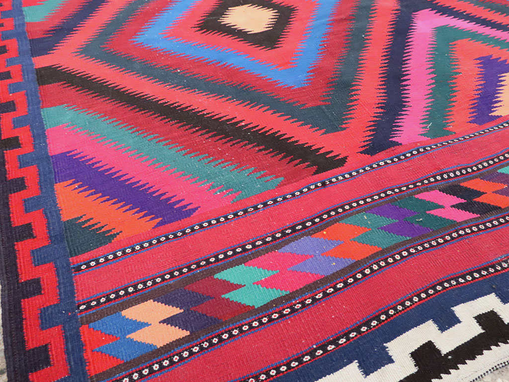 Vintage Persian Flatweave, No.28298 - Gsblank