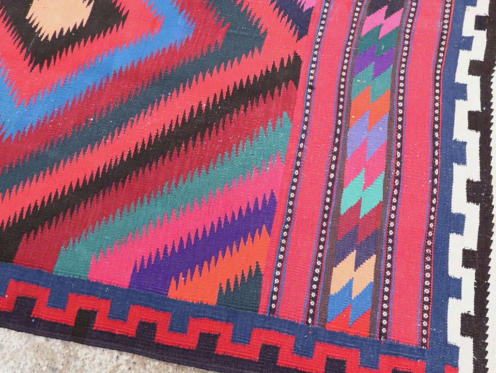 Vintage Persian Flatweave, No.28298 - Gsblank