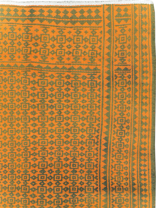 Vintage Persian Cotton Flatweave, No.28300 - Gsblank