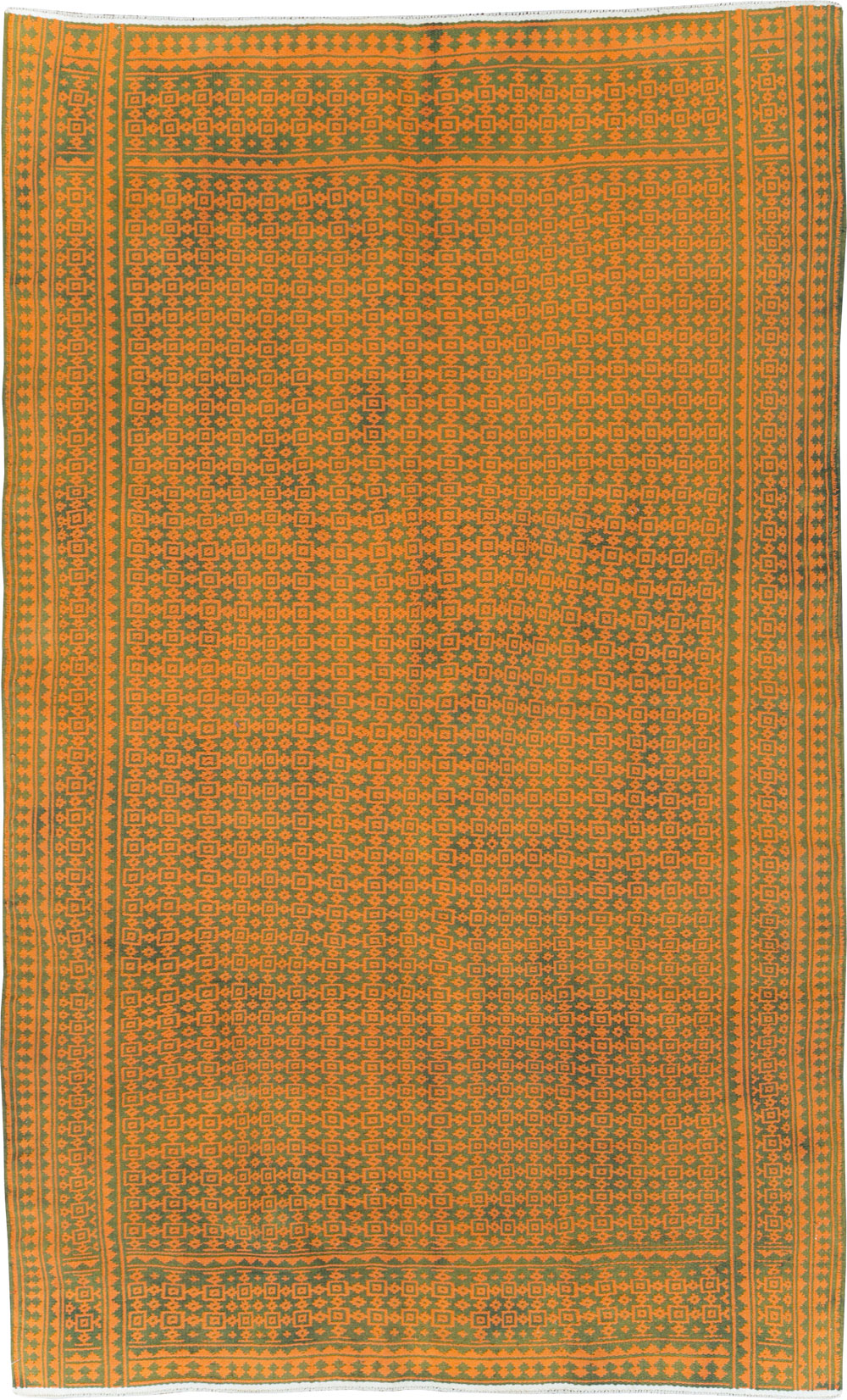 Vintage Persian Cotton Flatweave, No.28300 - Gsblank