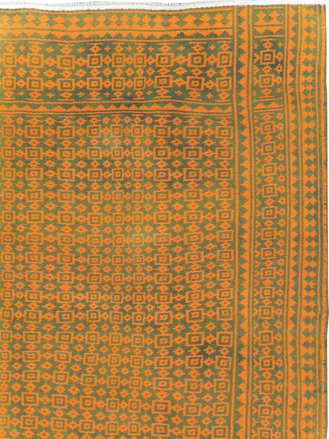 Vintage Persian Cotton Flatweave, No.28300 - Gsblank