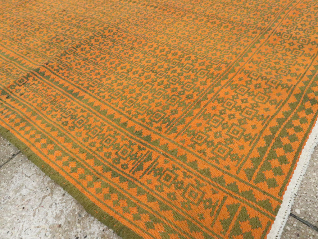 Vintage Persian Cotton Flatweave, No.28300 - Gsblank