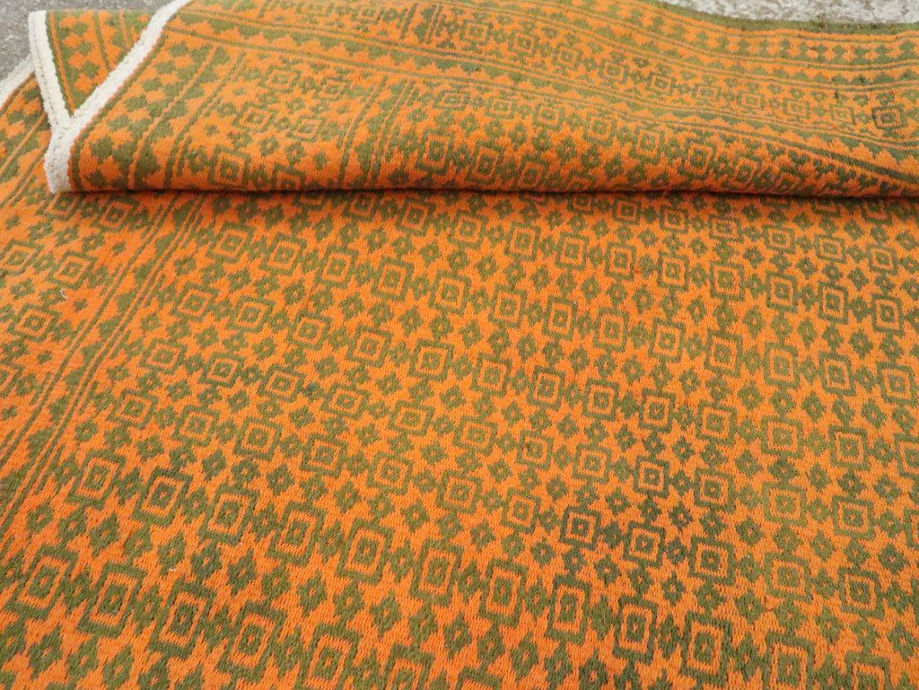 Vintage Persian Cotton Flatweave, No.28300 - Gsblank