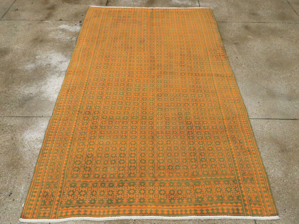 Vintage Persian Cotton Flatweave, No.28300 - Gsblank