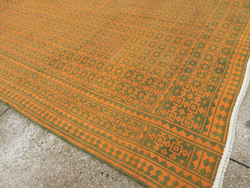 Vintage Persian Cotton Flatweave, No.28300 - Gsblank