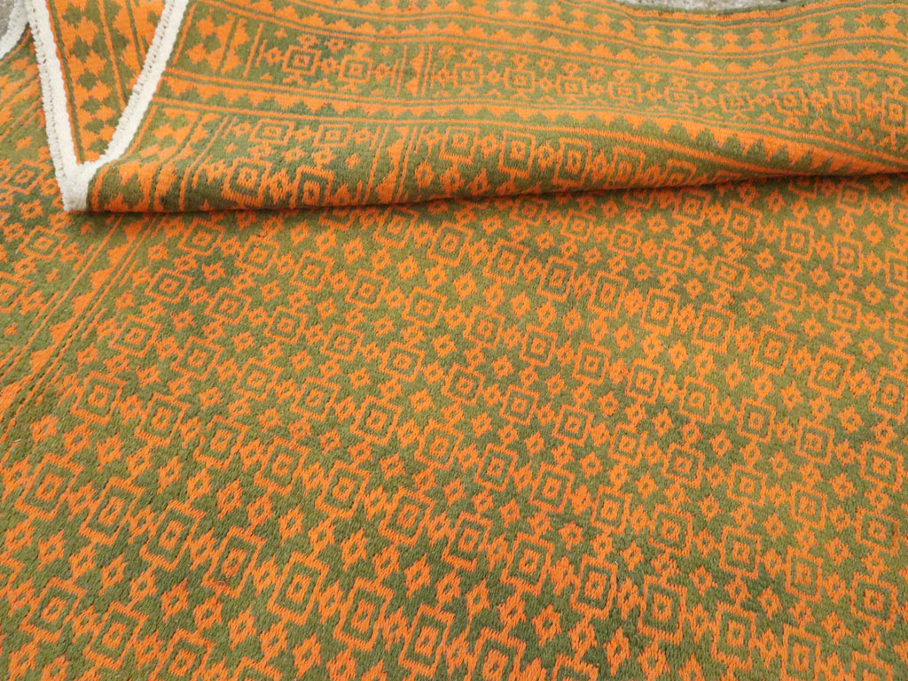 Vintage Persian Cotton Flatweave, No.28300 - Gsblank