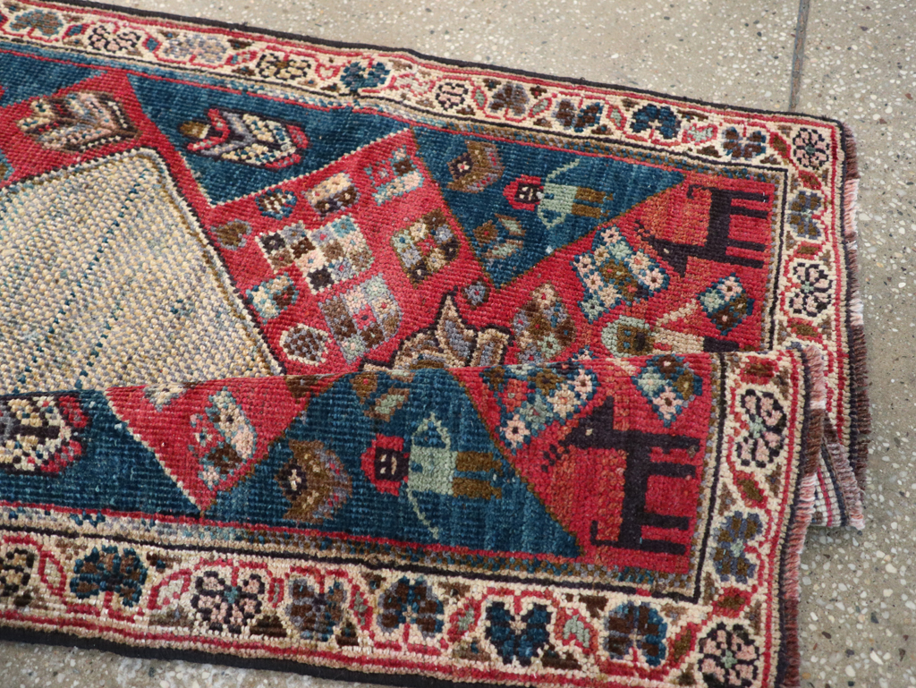 Vintage Persian Mahal Runner, No.28301 - Gsblank
