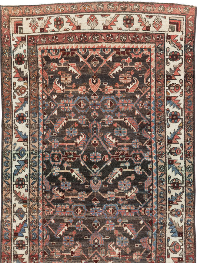 Vintage Persian Malayer Runner, No.28304 - Gsblank