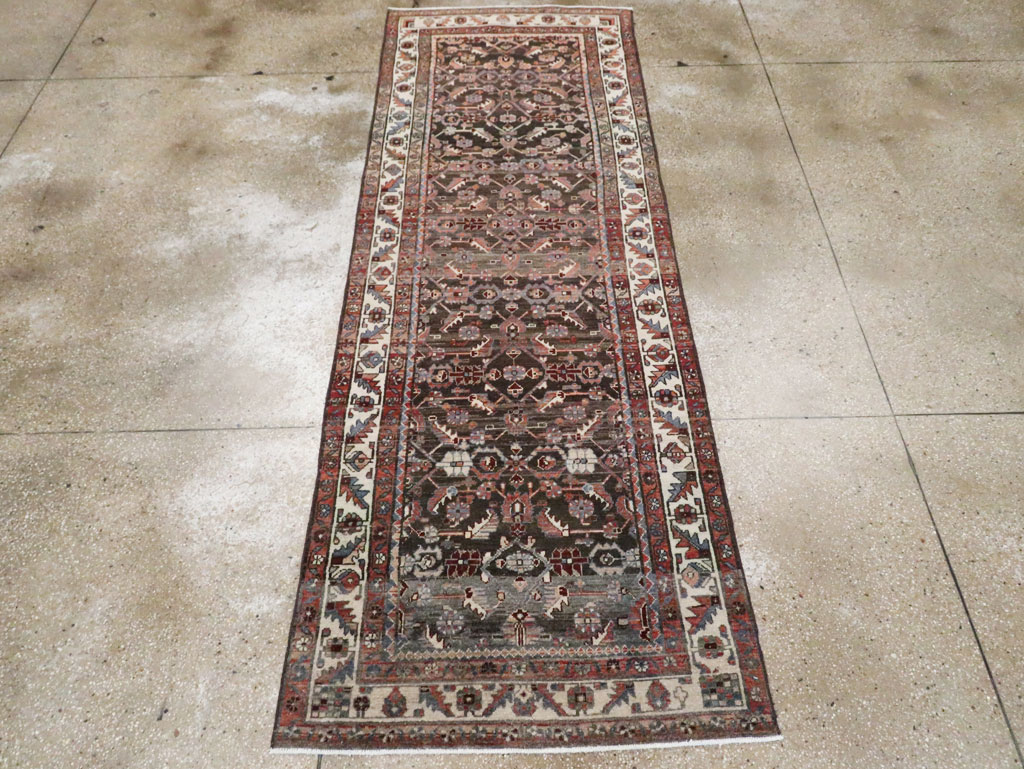 Vintage Persian Malayer Runner, No.28304 - Gsblank