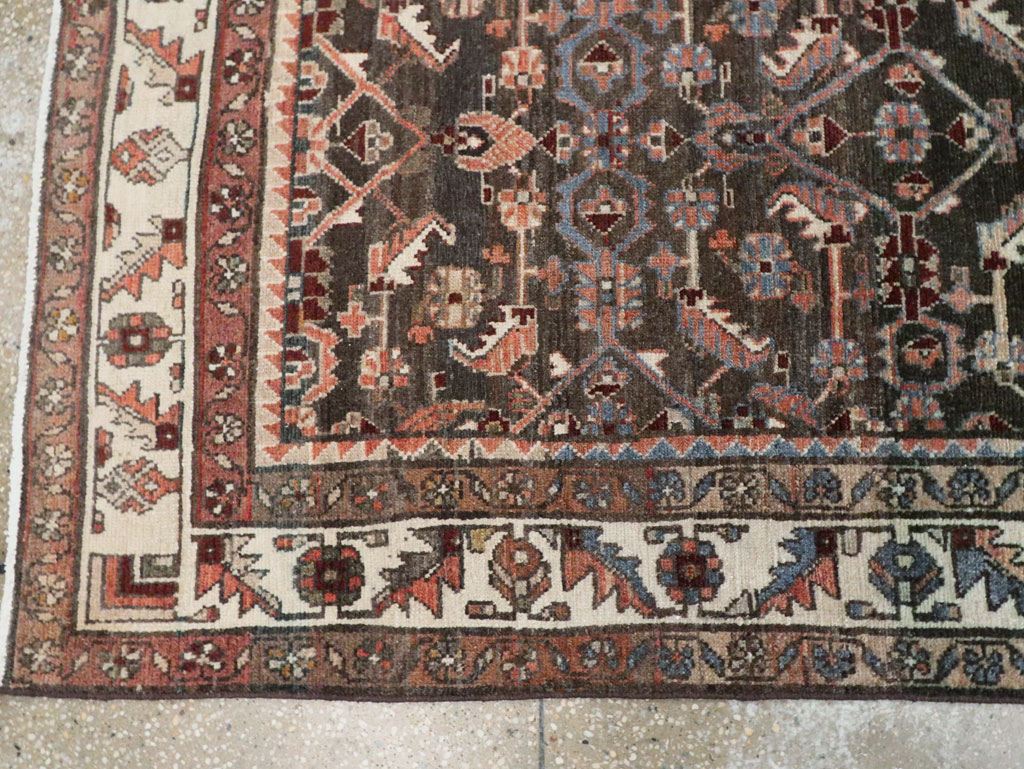 Vintage Persian Malayer Runner, No.28304 - Gsblank