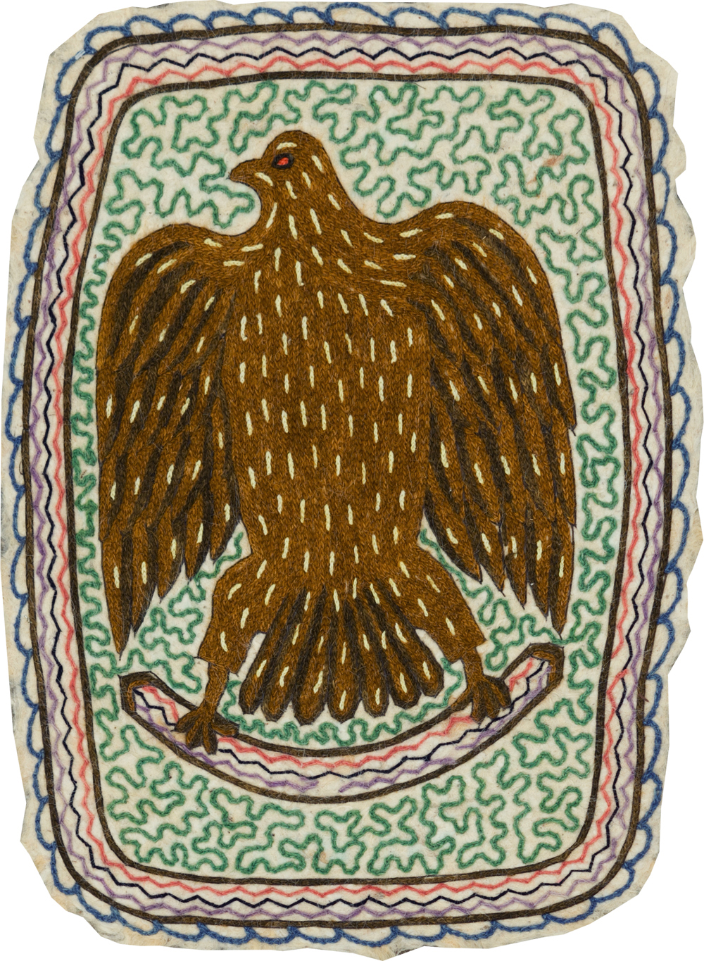 Vintage Pictorial Hamadan Rug, No.28305 - Gsblank