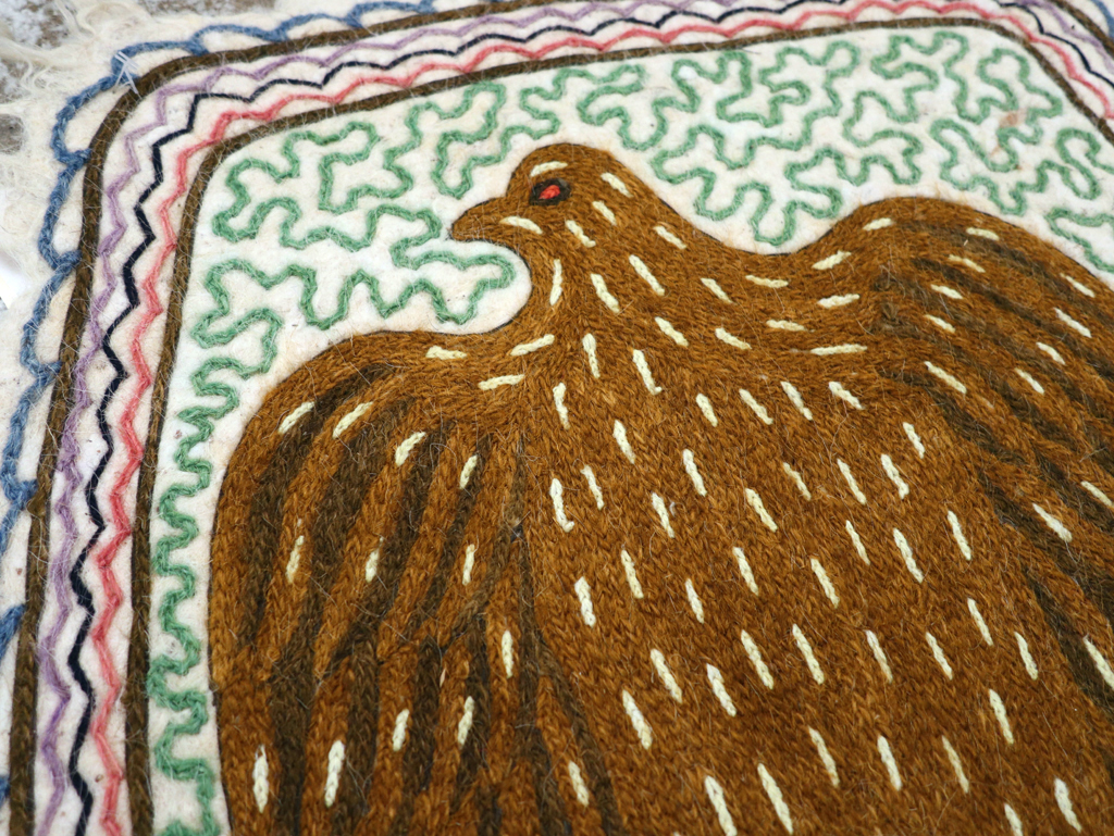 Vintage Pictorial Hamadan Rug, No.28305 - Gsblank