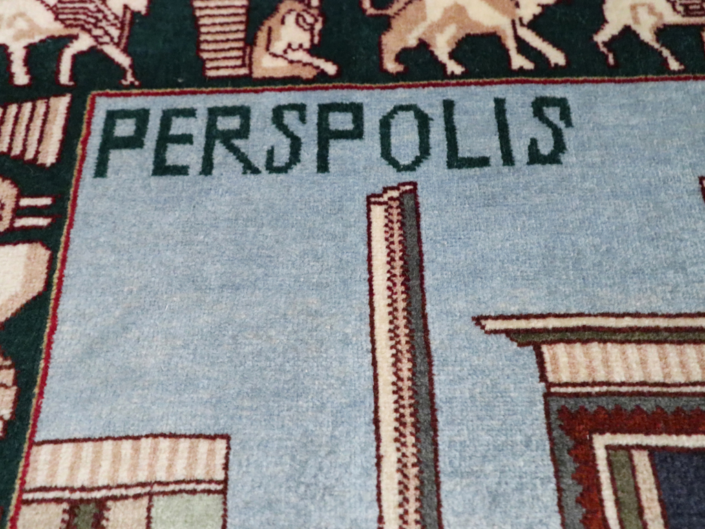 Vintage Persian Tabriz Rug, No.28315 - Gsblank