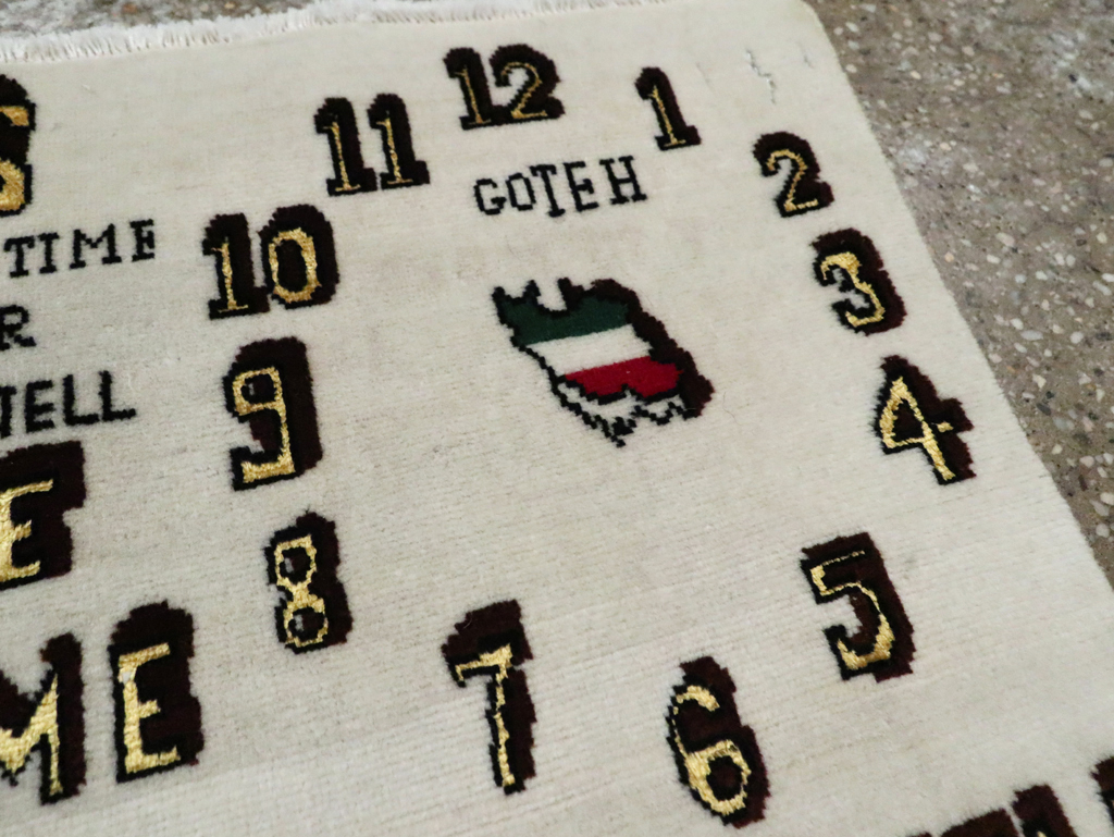 Vintage Persian Tabriz Rug, No.28318 - Gsblank