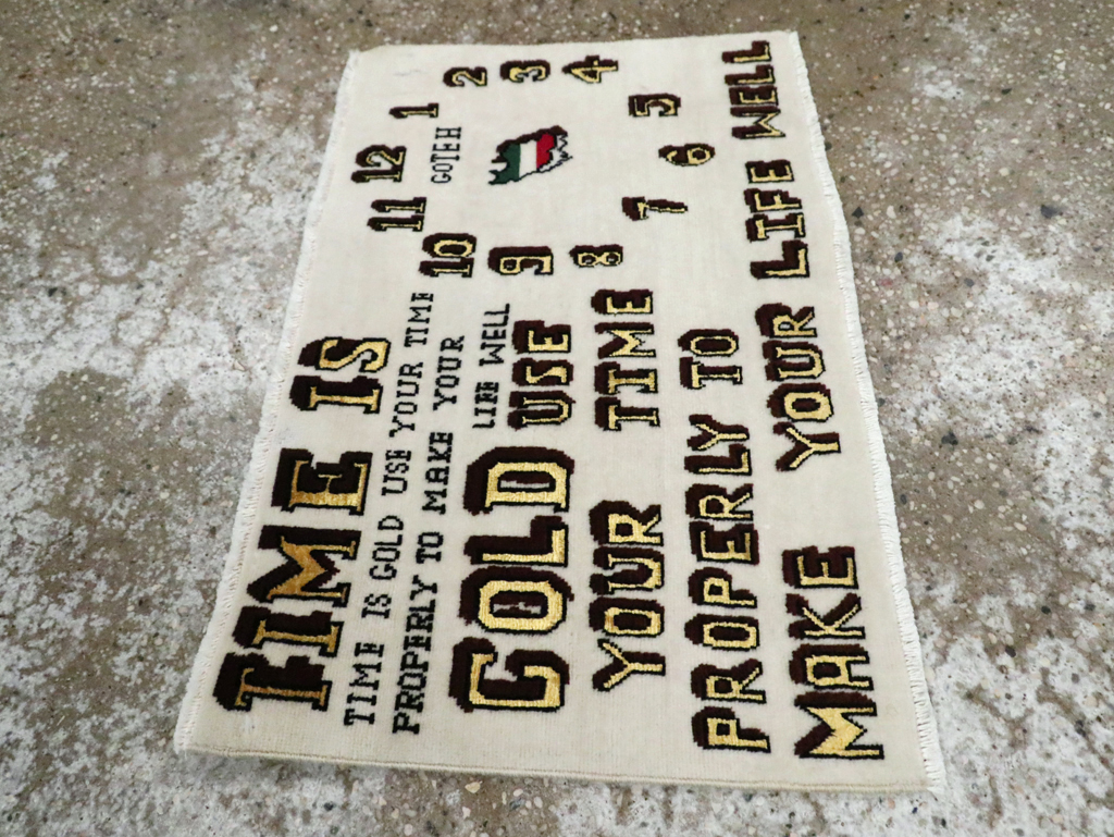 Vintage Persian Tabriz Rug, No.28318 - Gsblank