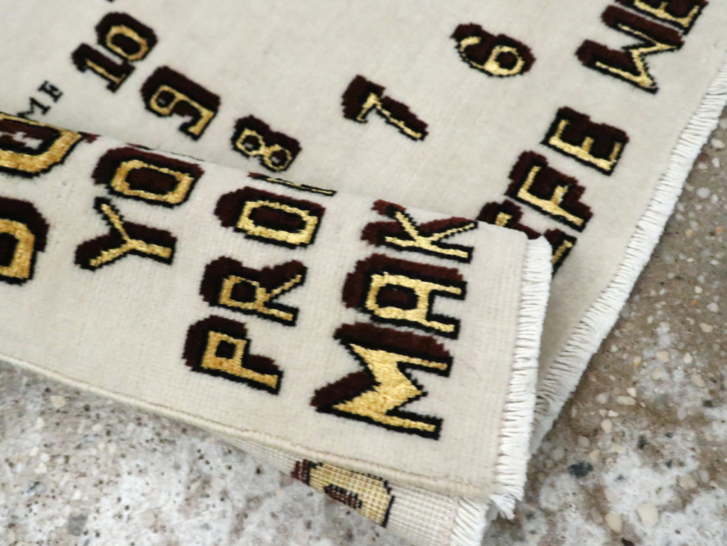 Vintage Persian Tabriz Rug, No.28318 - Gsblank