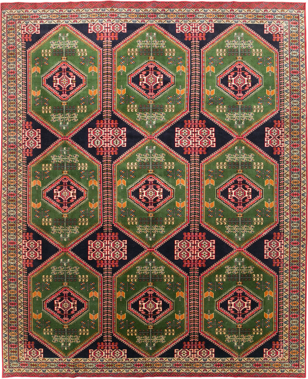 Vintage Turkoman Carpet, No.28323 - Gsblank