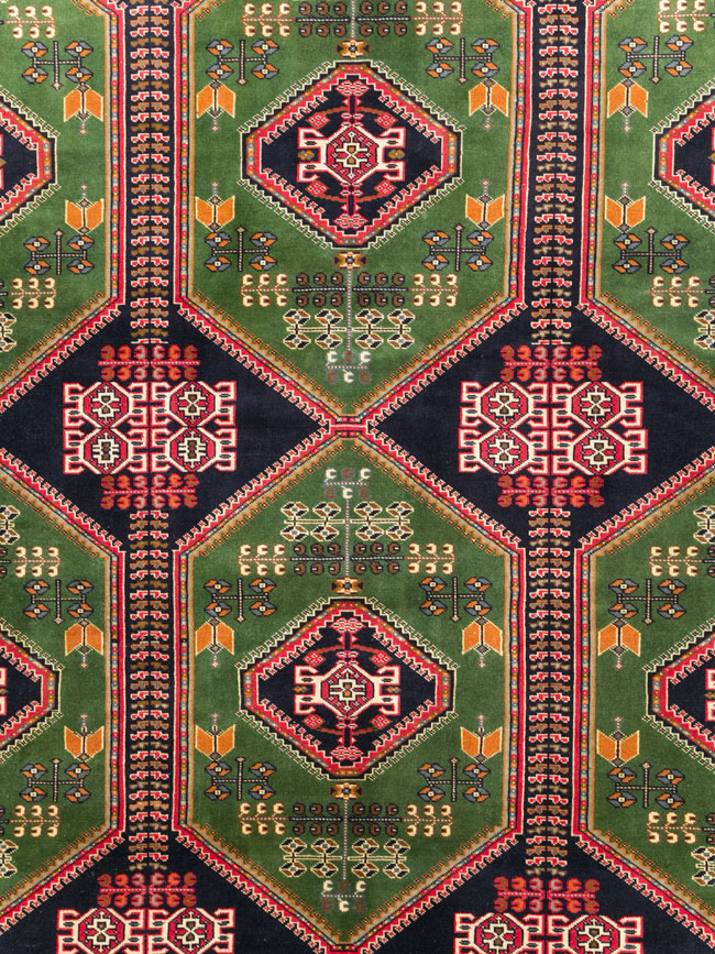 Vintage Turkoman Carpet, No.28323 - Gsblank