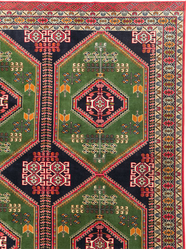 Vintage Turkoman Carpet, No.28323 - Gsblank