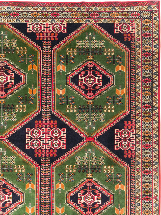 Vintage Turkoman Carpet, No.28323 - Gsblank