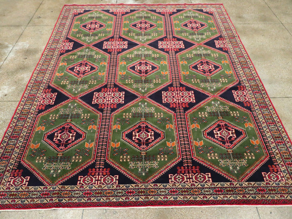 Vintage Turkoman Carpet, No.28323 - Gsblank