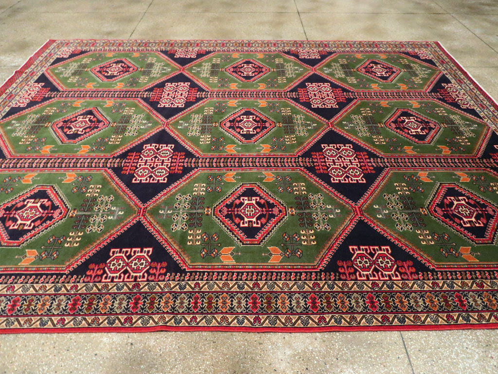 Vintage Turkoman Carpet, No.28323 - Gsblank