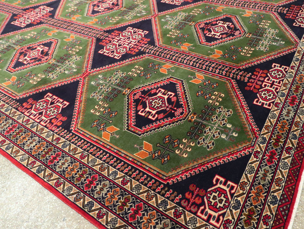 Vintage Turkoman Carpet, No.28323 - Gsblank