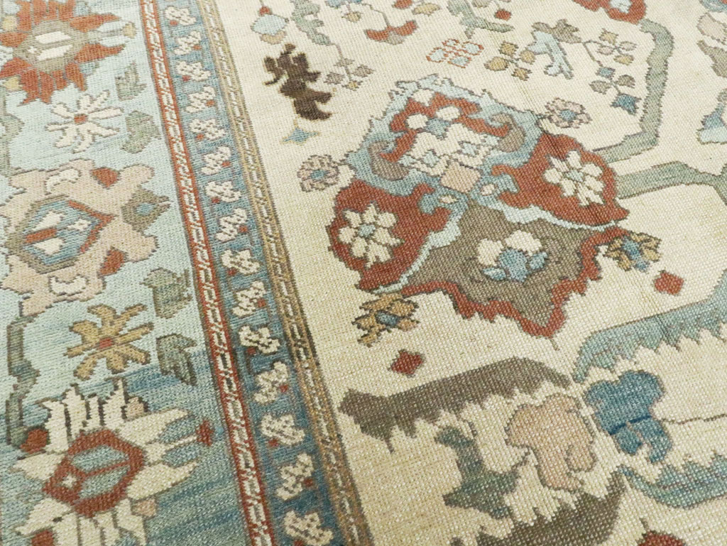 Modern Turkish Oushak Carpet, No.28338 - Gsblank