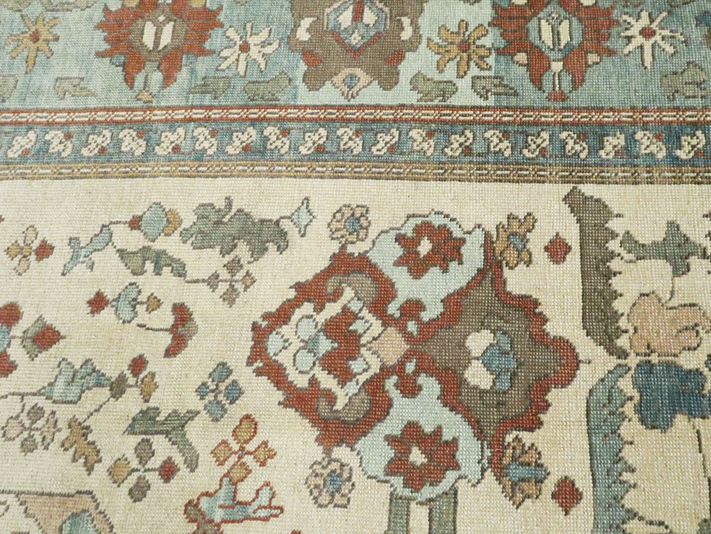 Modern Turkish Oushak Carpet, No.28338 - Gsblank